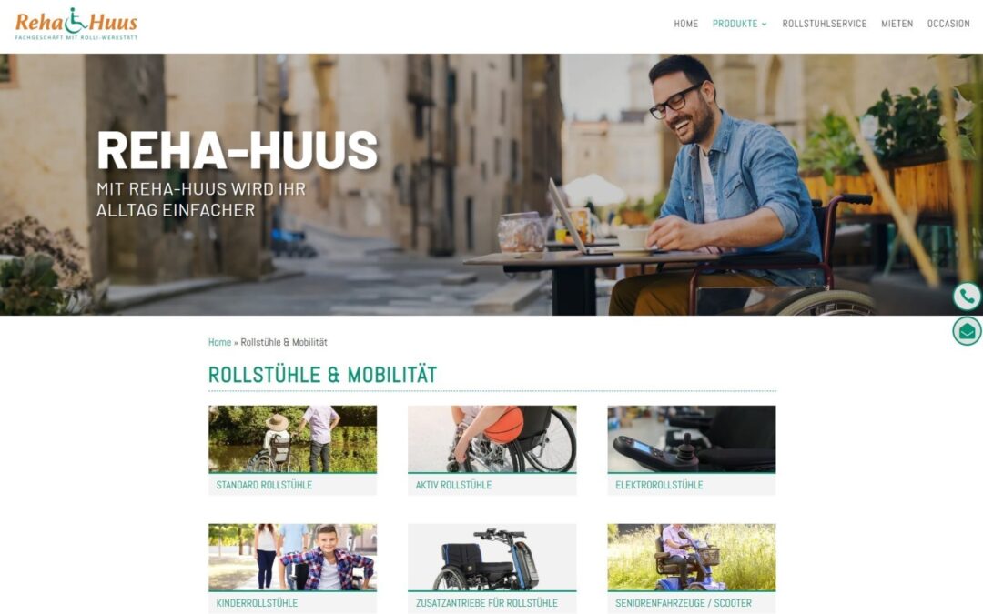 🚀 Reha-Huus GmbH strahlt in neuem digitalen Glanz!